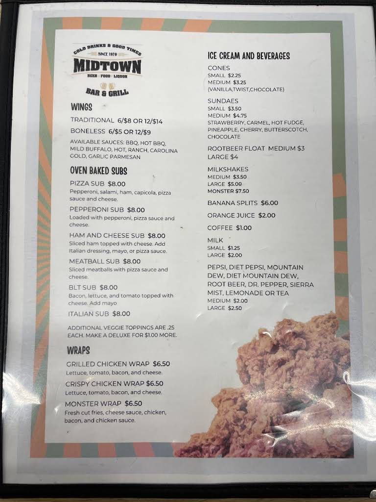 Hometown Eatz-N-Sweetz Menu 1
